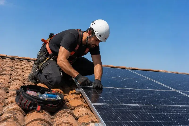 Maintenance et monitoring de panneaux solaires à Dénat