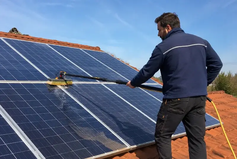 Nettoyage et entretien de panneaux solaires à Dénat