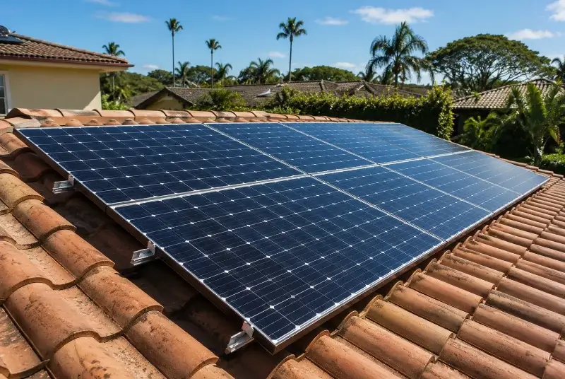 Installation de panneaux solaires à Dénat